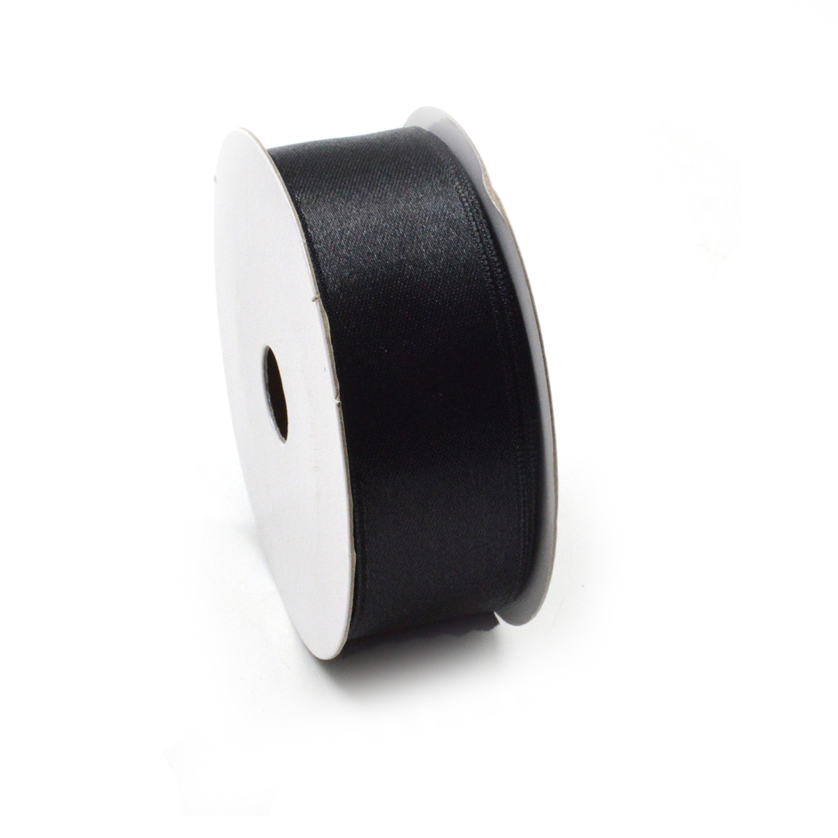 Rola Satin 2.5cm negru