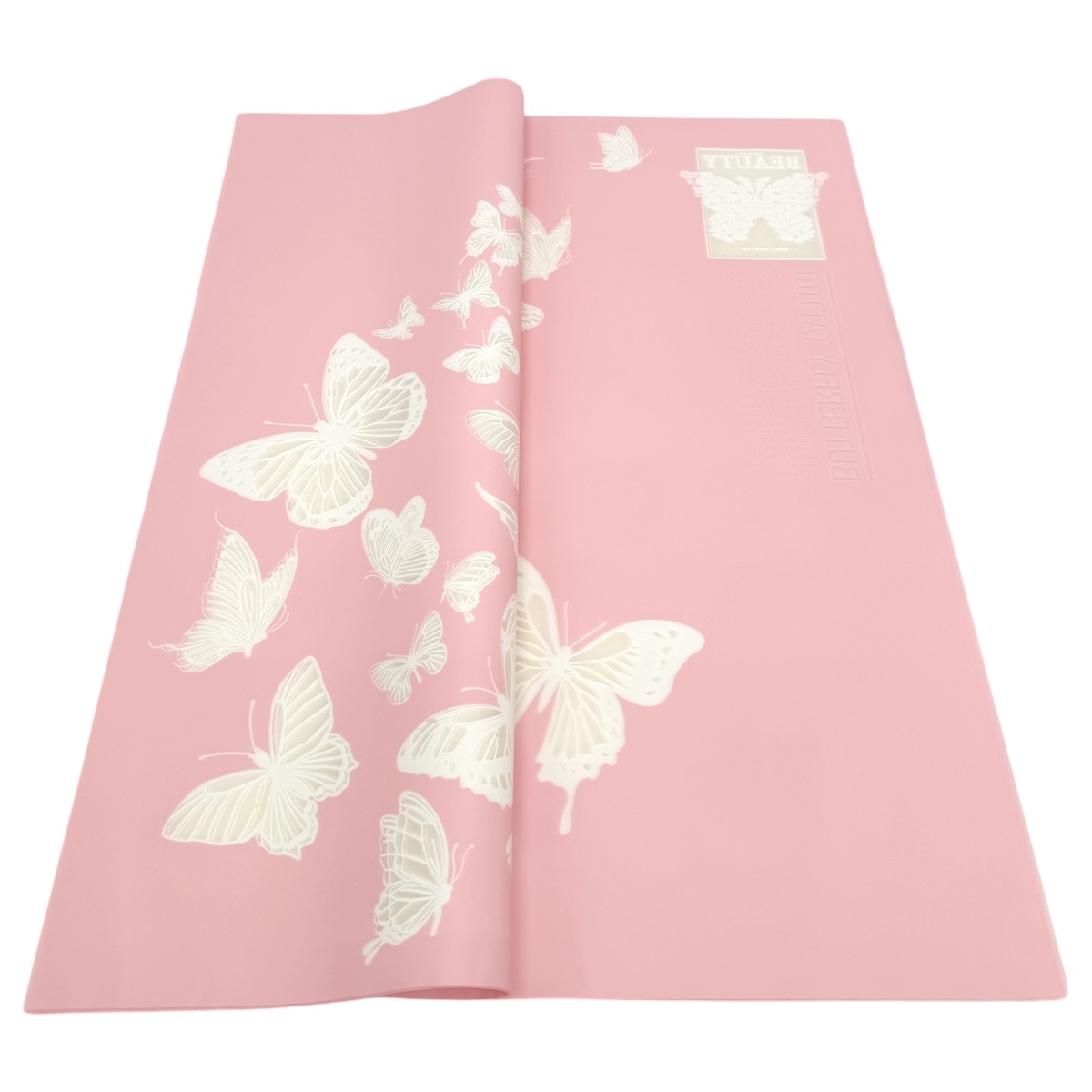 Celofan Semitransparent Butterfly Tattoo Baby Pink