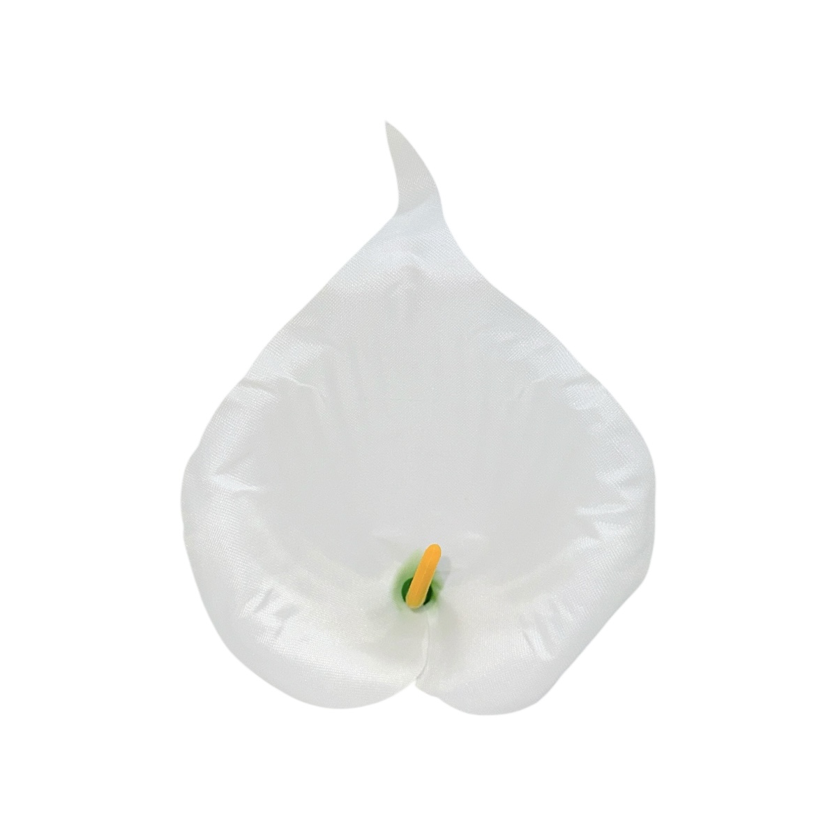 Set 90 buc flori artificiale funerare, Cap Calla Alb