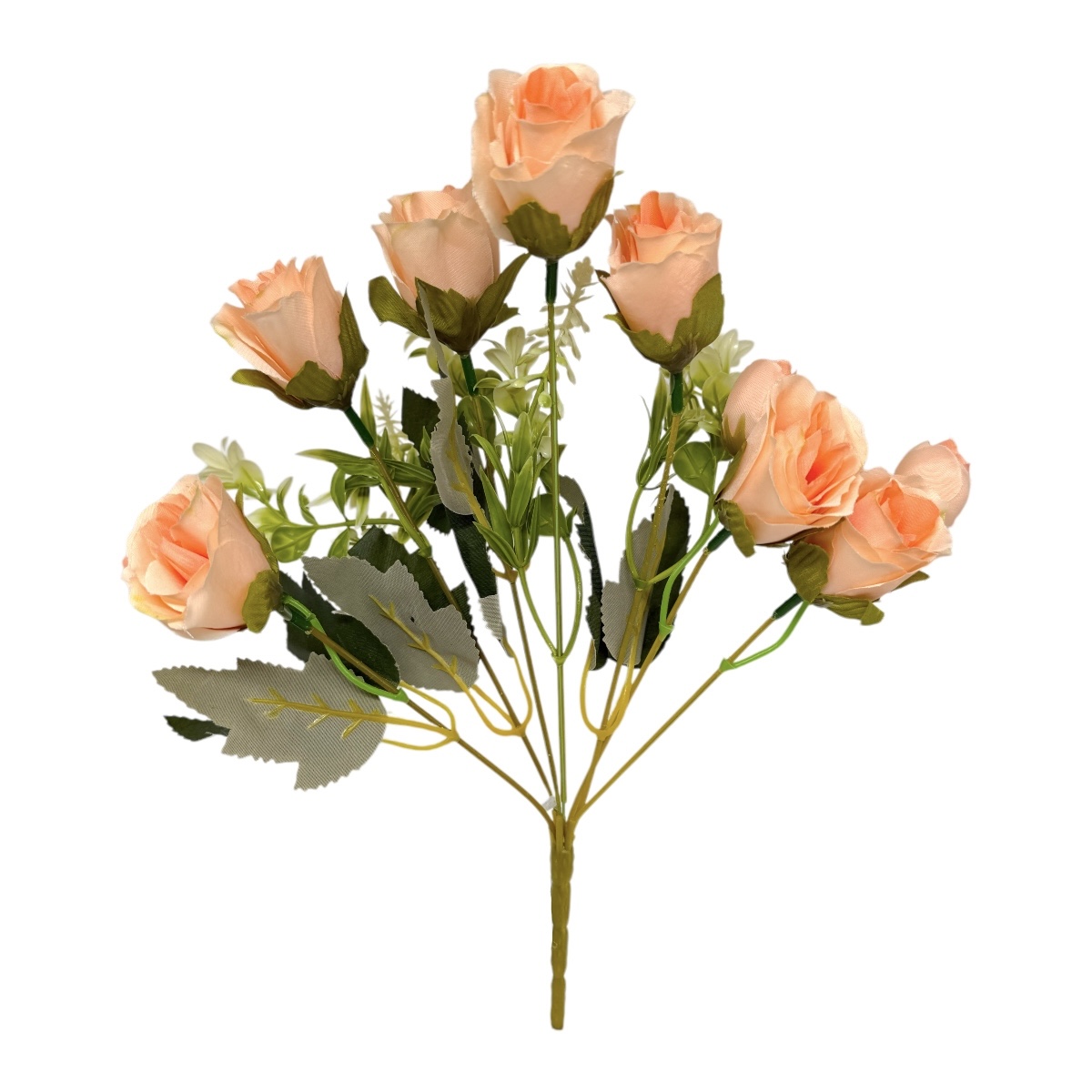 Buchet 7 Fire Artificiale Trandafiri cu Ranunculus Frez