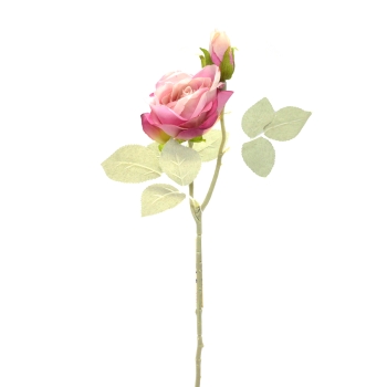 Trandafir artificial gigant roze vintage