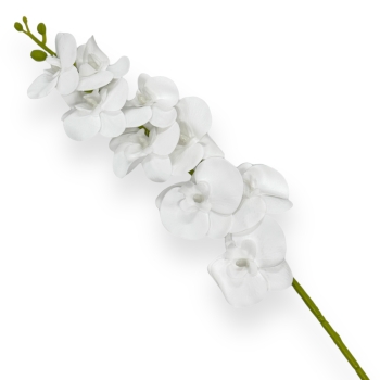 Fir orhidee siliconata Luxury alb pur