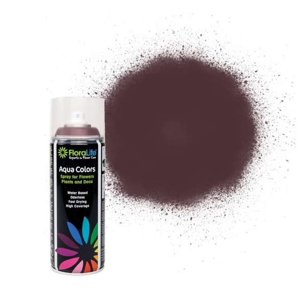 Spray Color FloraLife Dark brown Maro AFO