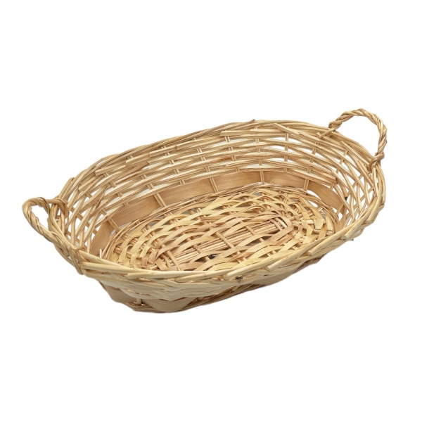 Cos oval mediu natur 45cm